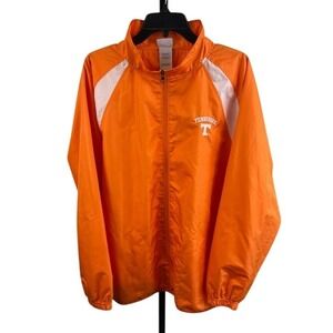 Pro Edge Tennessee Volunteers Windbreaker Jacket Full Zip‎ Pullover Size Large